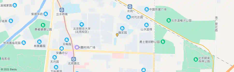 北京蕴实园_公交站地图_北京公交_妙搜公交查询2025