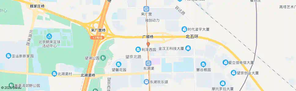 北京广顺桥南_公交站地图_北京公交_妙搜公交查询2025