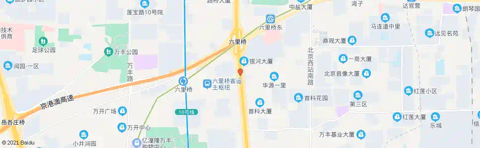 北京六里桥南_公交站地图_北京公交_妙搜公交查询2025