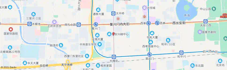 北京新文化街西口_公交站地图_北京公交_妙搜公交查询2025