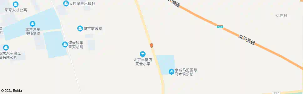 北京大里庄_公交站地图_北京公交_妙搜公交查询2025