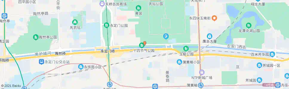 北京永定门东街_公交站地图_北京公交_妙搜公交查询2025