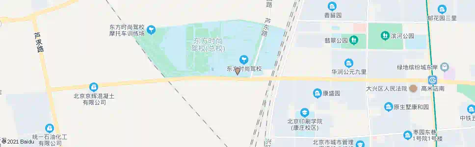 北京东方时尚驾校南门_公交站地图_北京公交_妙搜公交查询2025
