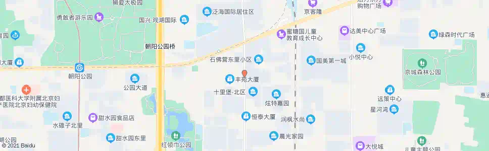 北京石佛营东里_公交站地图_北京公交_妙搜公交查询2025