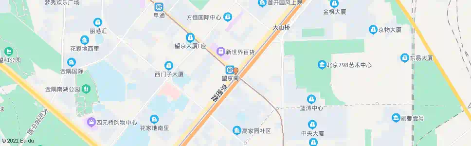 北京西八间房_公交站地图_北京公交_妙搜公交查询2025