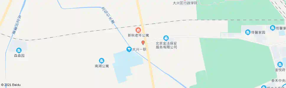 北京大兴一职_公交站地图_北京公交_妙搜公交查询2025