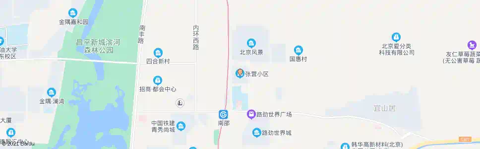 北京张营小区_公交站地图_北京公交_妙搜公交查询2025