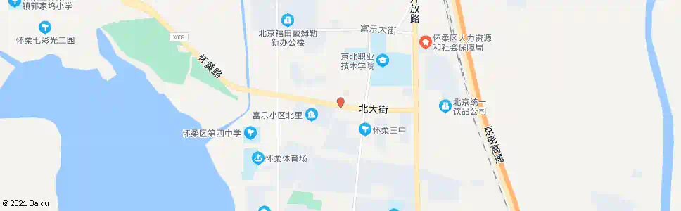 北京怀柔学管中心_公交站地图_北京公交_妙搜公交查询2025