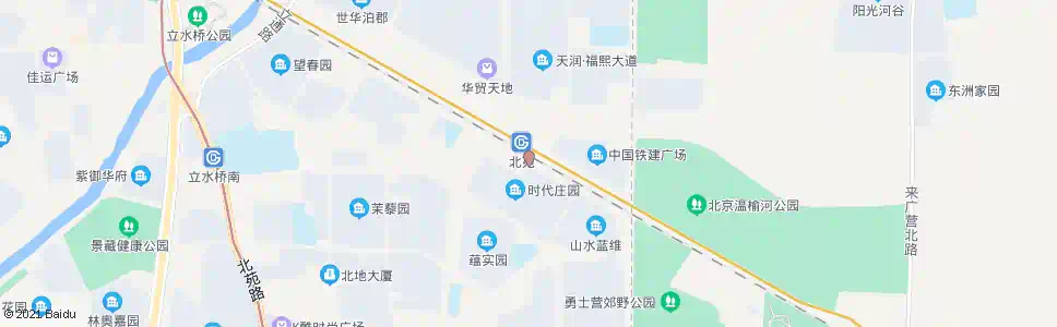 北京时代庄园北站_公交站地图_北京公交_妙搜公交查询2025
