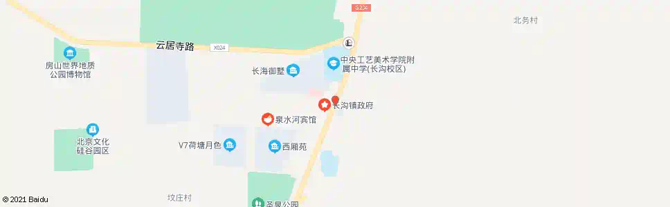 北京长沟镇政府_公交站地图_北京公交_妙搜公交查询2025