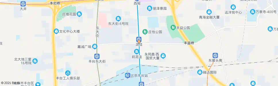北京前泥洼_公交站地图_北京公交_妙搜公交查询2025
