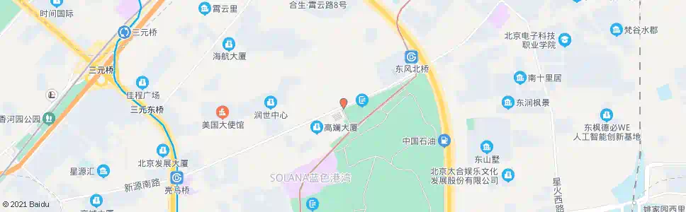 北京安家楼东_公交站地图_北京公交_妙搜公交查询2025