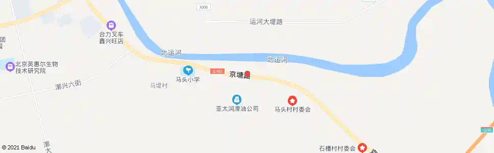 北京马堤村东_公交站地图_北京公交_妙搜公交查询2025