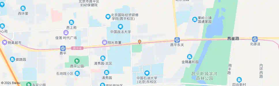 北京亢山广场_公交站地图_北京公交_妙搜公交查询2025