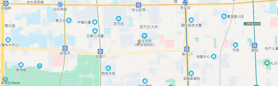 北京展览路口北_公交站地图_北京公交_妙搜公交查询2025
