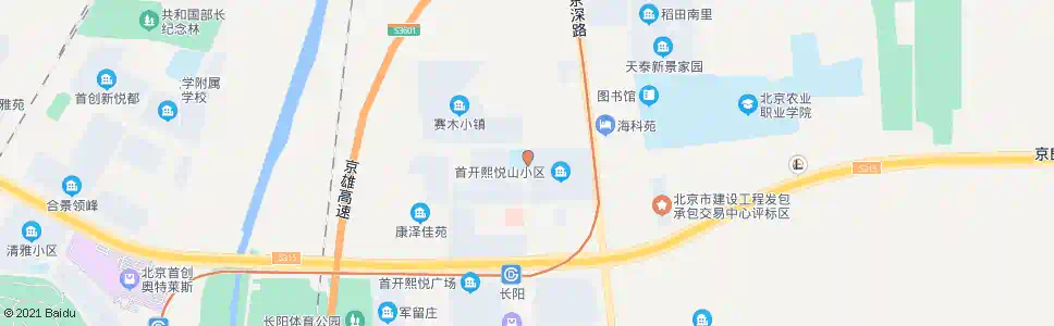 北京长政北街_公交站地图_北京公交_妙搜公交查询2025