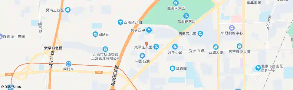 北京太平庄东里_公交站地图_北京公交_妙搜公交查询2025