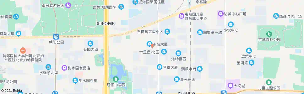 北京石佛营西里东站_公交站地图_北京公交_妙搜公交查询2025