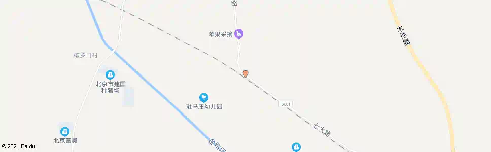 北京驻马庄_公交站地图_北京公交_妙搜公交查询2025