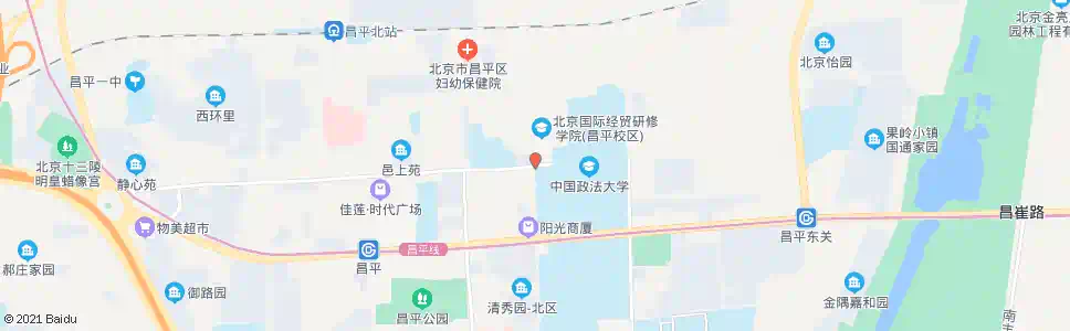 北京昌平一中_公交站地图_北京公交_妙搜公交查询2025