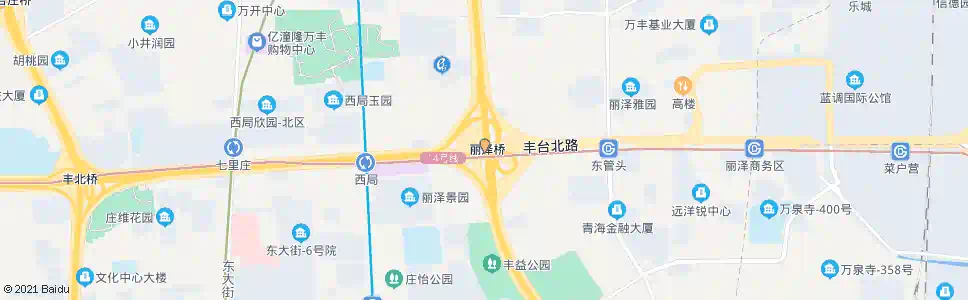 北京丽泽桥_公交站地图_北京公交_妙搜公交查询2025