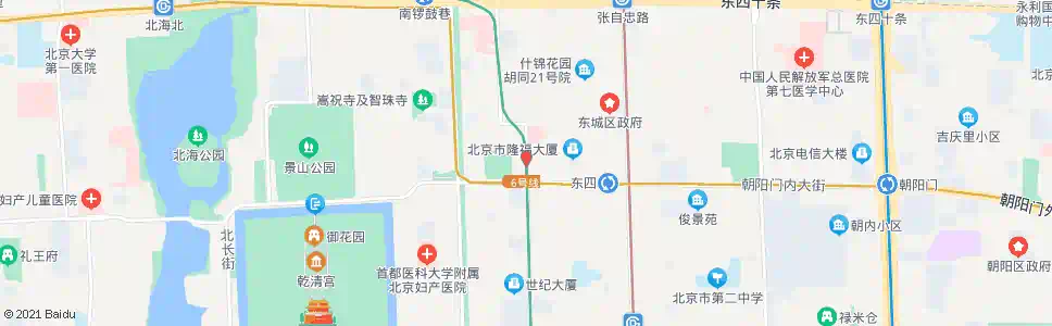 北京美术馆北_公交站地图_北京公交_妙搜公交查询2025