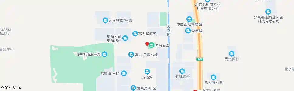 北京龙景湾小区北_公交站地图_北京公交_妙搜公交查询2025