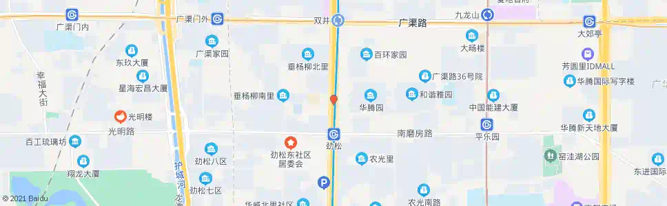 北京劲松桥北_公交站地图_北京公交_妙搜公交查询2025