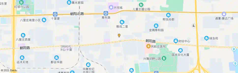 北京甘露园中街南口_公交站地图_北京公交_妙搜公交查询2025