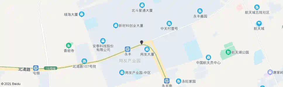 北京永丰路口西_公交站地图_北京公交_妙搜公交查询2025