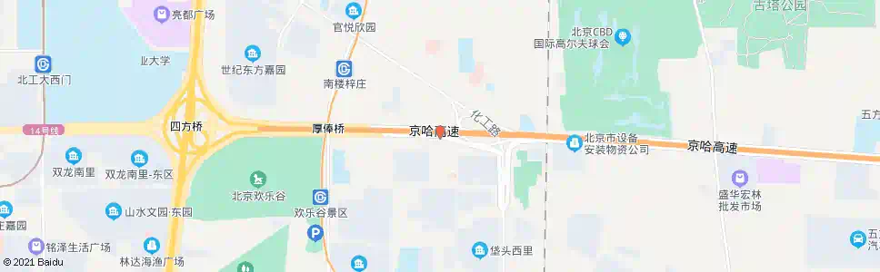 北京垡头桥西_公交站地图_北京公交_妙搜公交查询2025