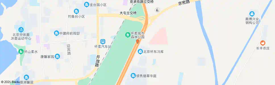 北京怀柔渔场_公交站地图_北京公交_妙搜公交查询2025