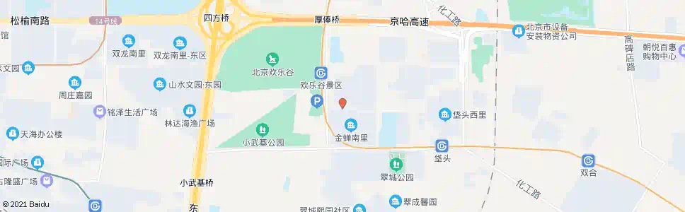 北京金蝉南路西口_公交站地图_北京公交_妙搜公交查询2025