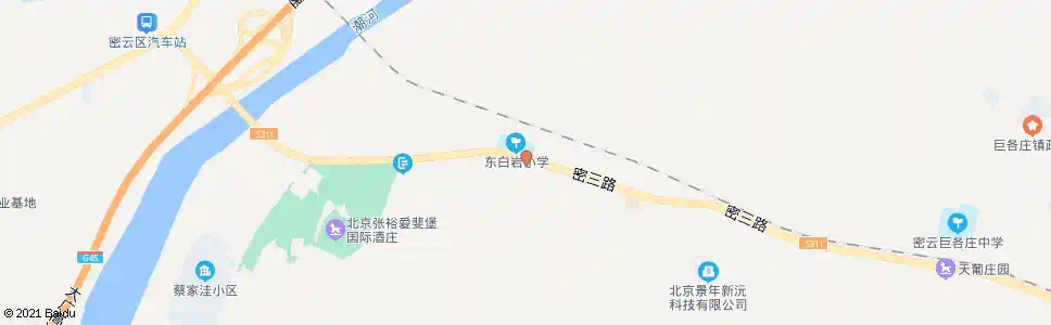 北京东白岩村_公交站地图_北京公交_妙搜公交查询2025