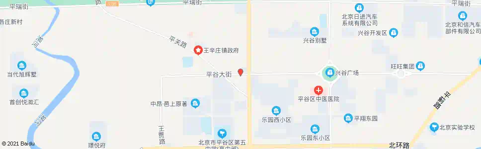 北京平谷水务局(谷丰东路)_公交站地图_北京公交_妙搜公交查询2025
