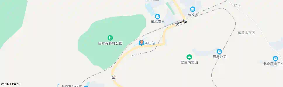 北京连山石_公交站地图_北京公交_妙搜公交查询2025