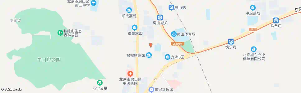 北京房山半壁店中学_公交站地图_北京公交_妙搜公交查询2025