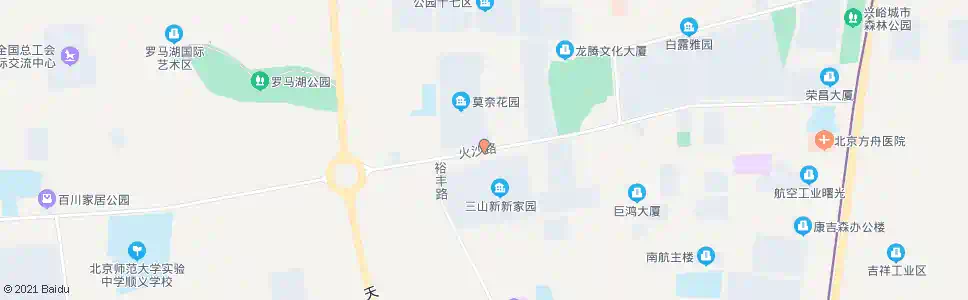 北京莫奈花园小区_公交站地图_北京公交_妙搜公交查询2025