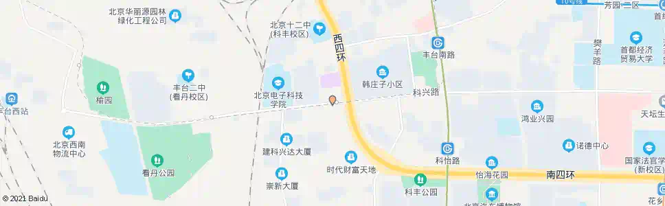 北京富丰桥西_公交站地图_北京公交_妙搜公交查询2025