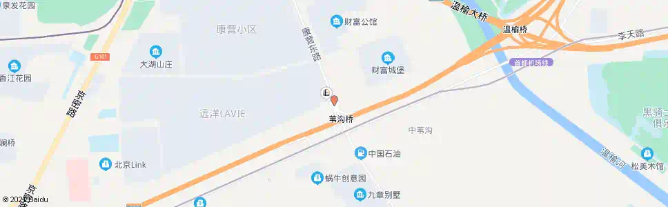 北京后苇沟环岛_公交站地图_北京公交_妙搜公交查询2025