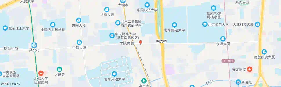 北京明光村西站_公交站地图_北京公交_妙搜公交查询2025