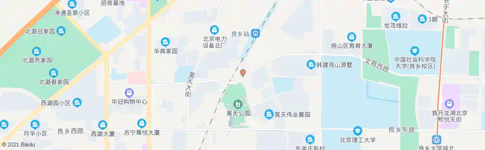 北京荣丰公司_公交站地图_北京公交_妙搜公交查询2025