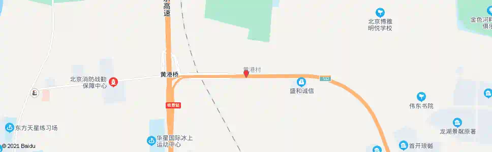 北京黄港村_公交站地图_北京公交_妙搜公交查询2025
