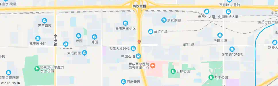 北京郑常庄(东行)_公交站地图_北京公交_妙搜公交查询2025