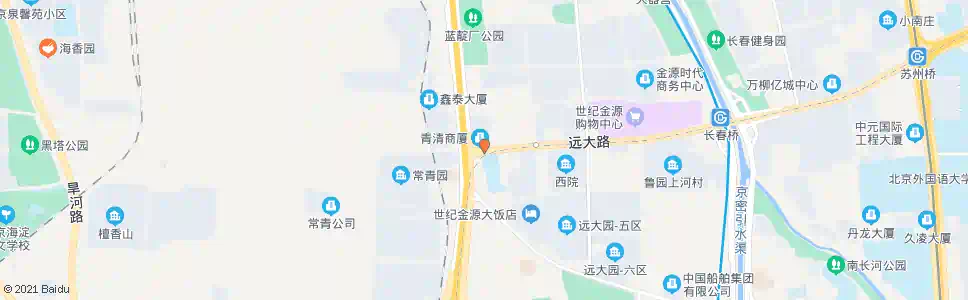 北京远大路西口_公交站地图_北京公交_妙搜公交查询2025