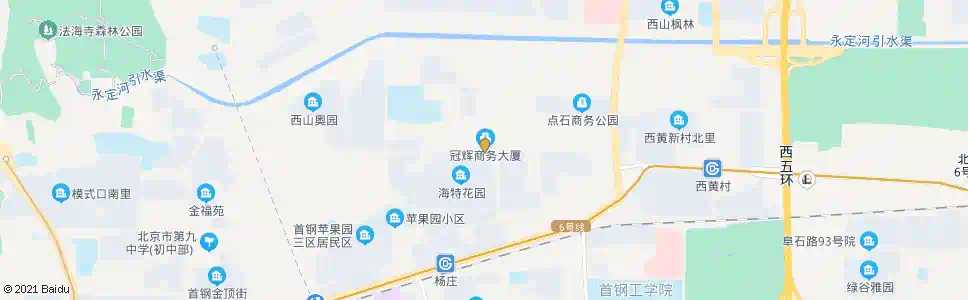 北京西井路西口_公交站地图_北京公交_妙搜公交查询2025