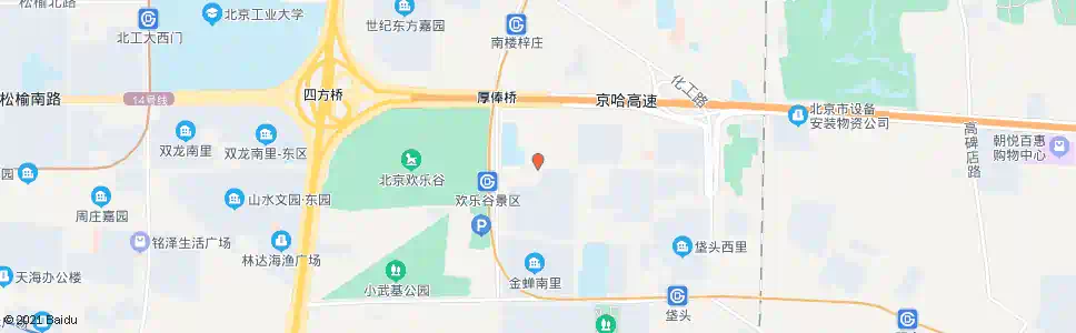 北京金蝉北路西口_公交站地图_北京公交_妙搜公交查询2025