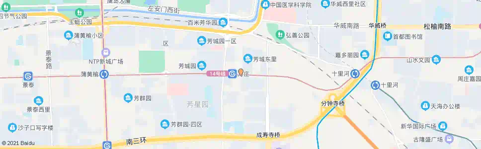 北京紫芳路_公交站地图_北京公交_妙搜公交查询2025