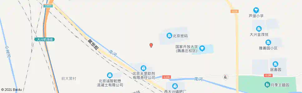 北京大兴吴庄南_公交站地图_北京公交_妙搜公交查询2025