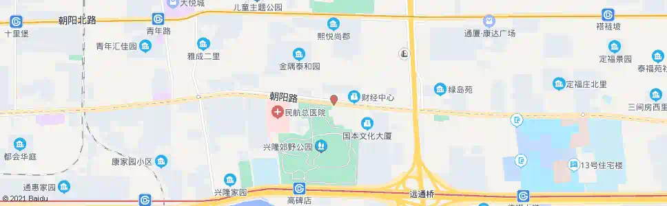 北京朝阳路高井_公交站地图_北京公交_妙搜公交查询2025